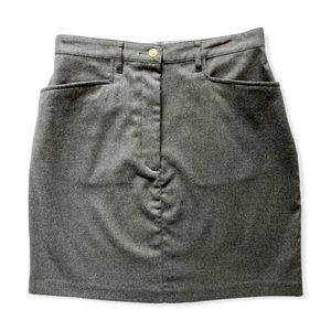 Tommy Hilfiger Gray Mini Skirt Sz. 6 Petite